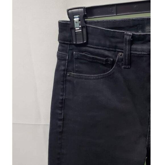 Uniqlo Black High Rise Jeans Size 64 / US Size 25 ~ Casual Streetwear Punk Denim - Picture 3 of 10